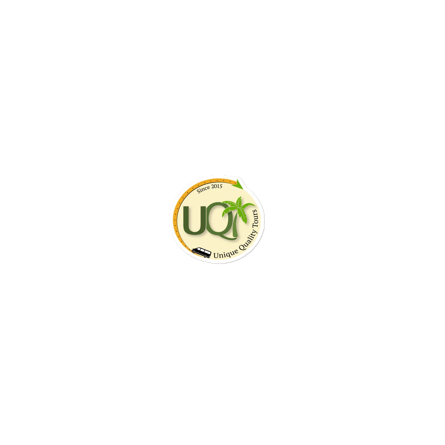 Cream logo sticker