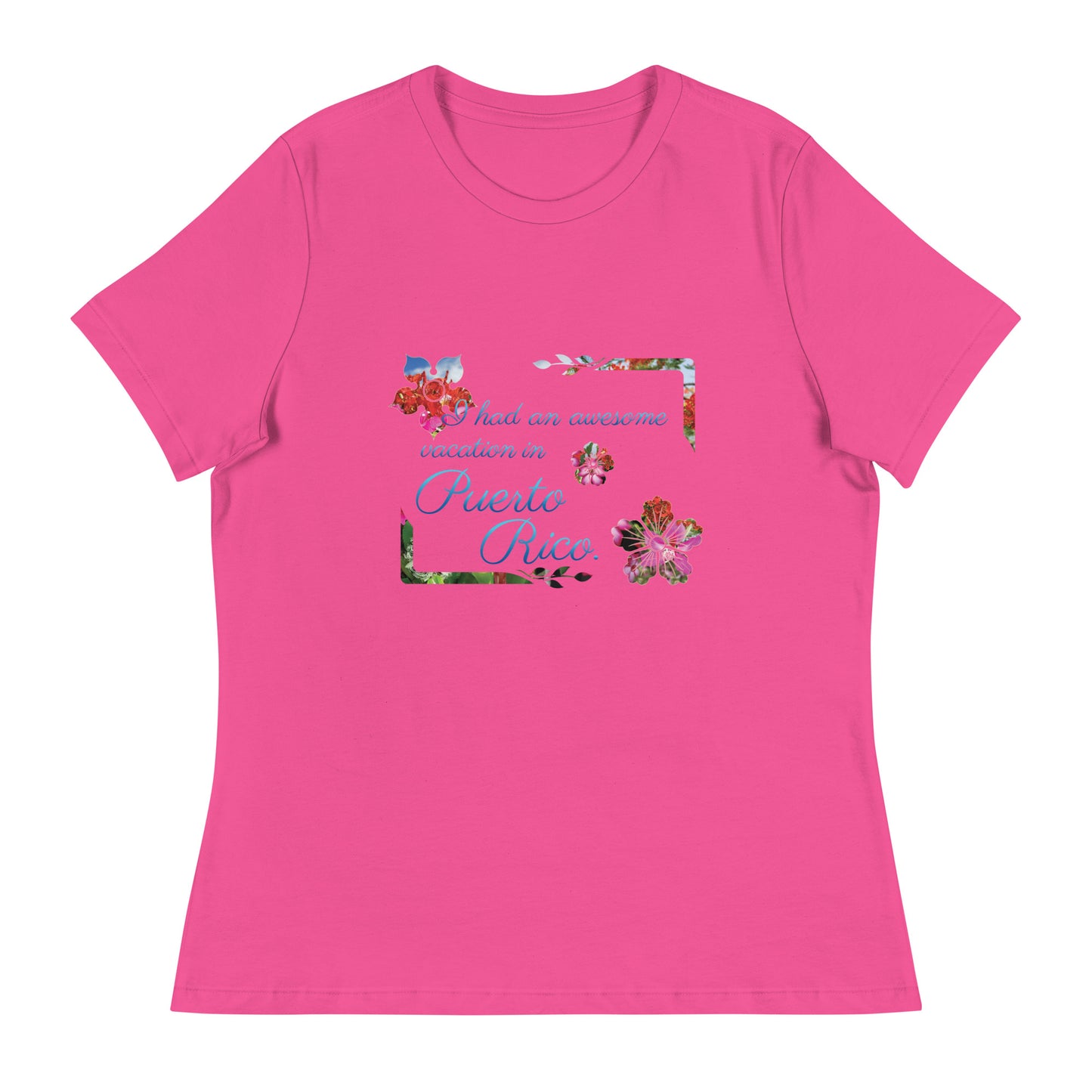 Awesome vacation women's relaxed tee
