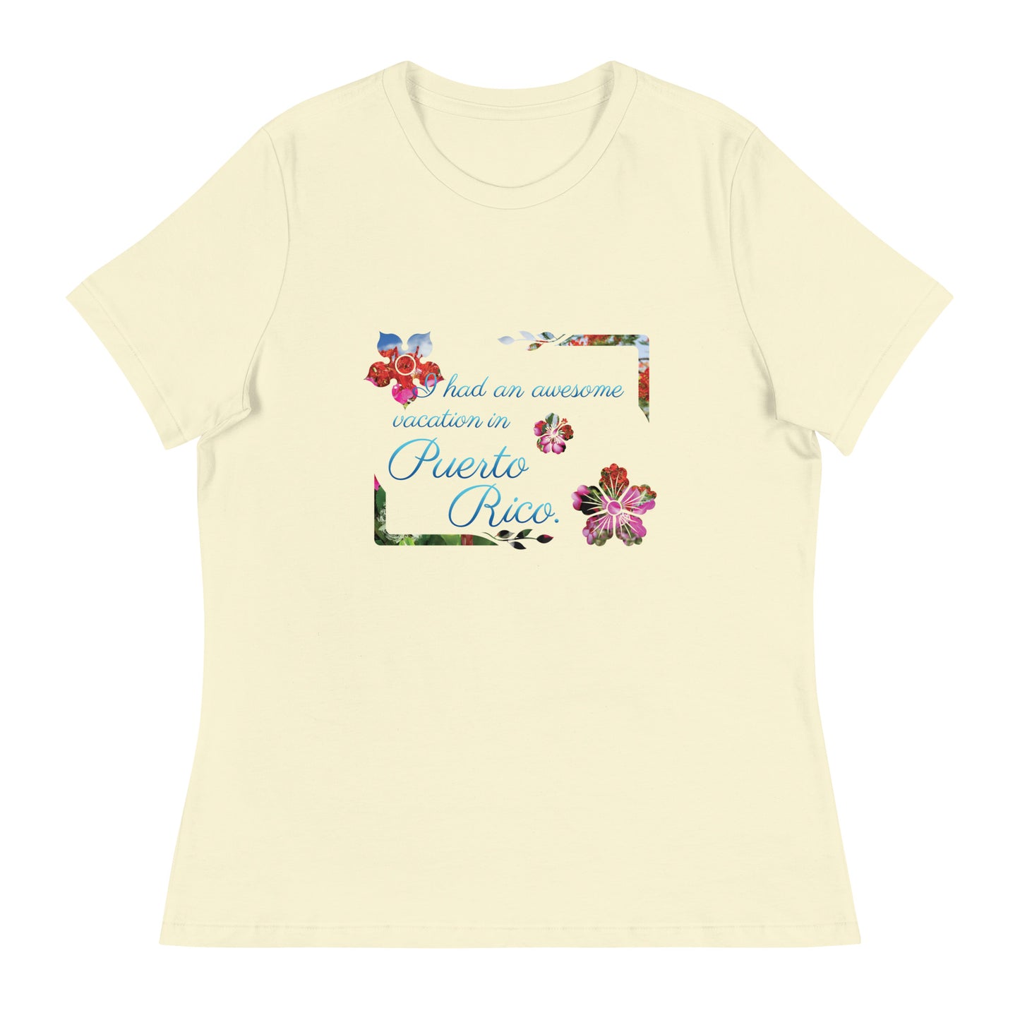 Awesome vacation women's relaxed tee