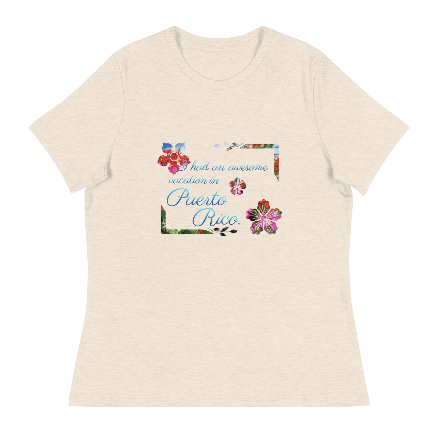 Awesome vacation women's relaxed tee