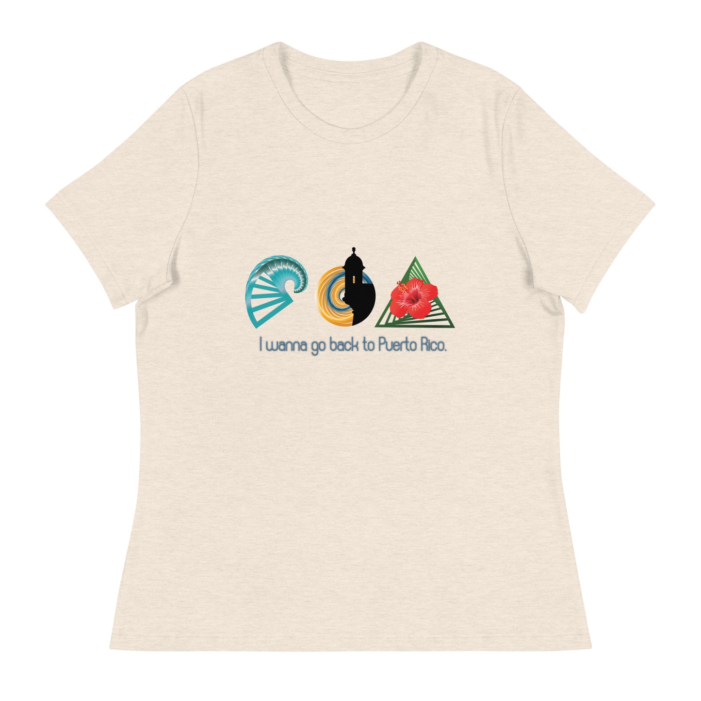 PR views women's relaxed tee