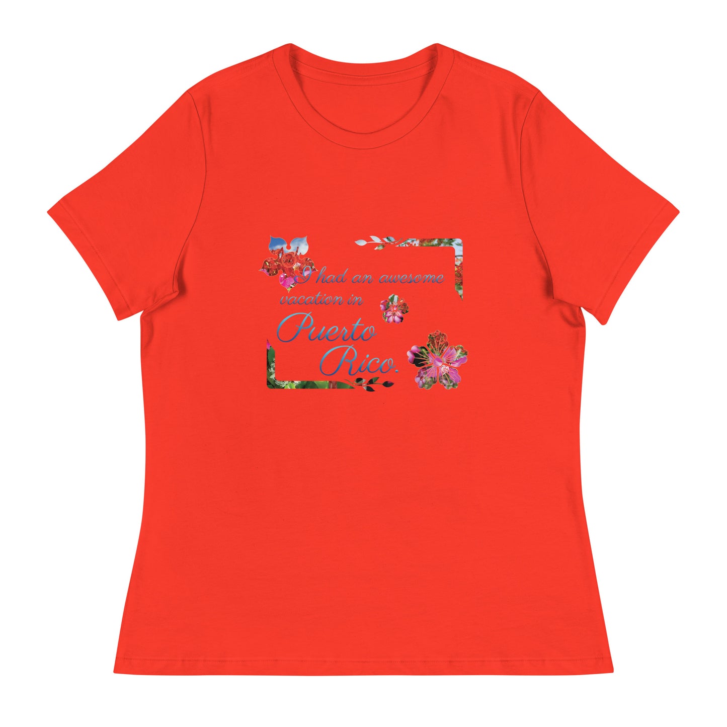 Awesome vacation women's relaxed tee