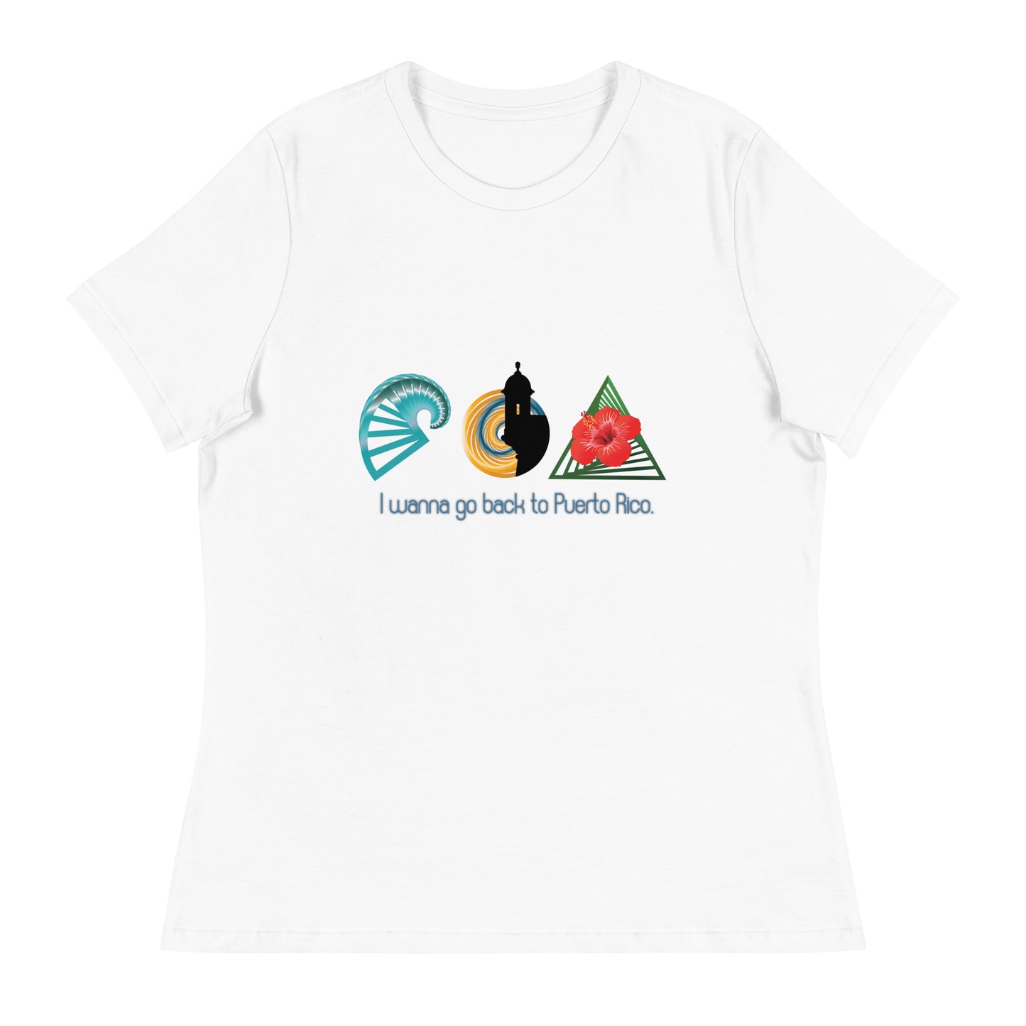 PR views women's relaxed tee