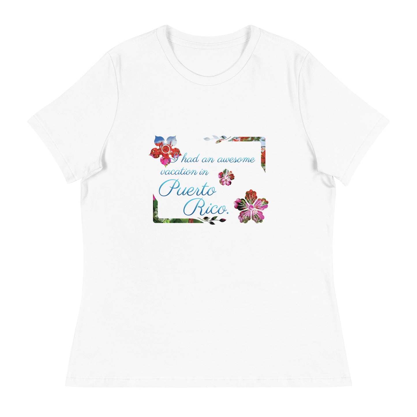 Awesome vacation women's relaxed tee